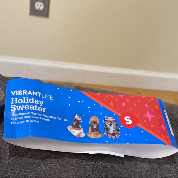 New Vibrantlife holiday sweater with moose on it sweater say’s XS. Will measure. - Picture 8 of 10